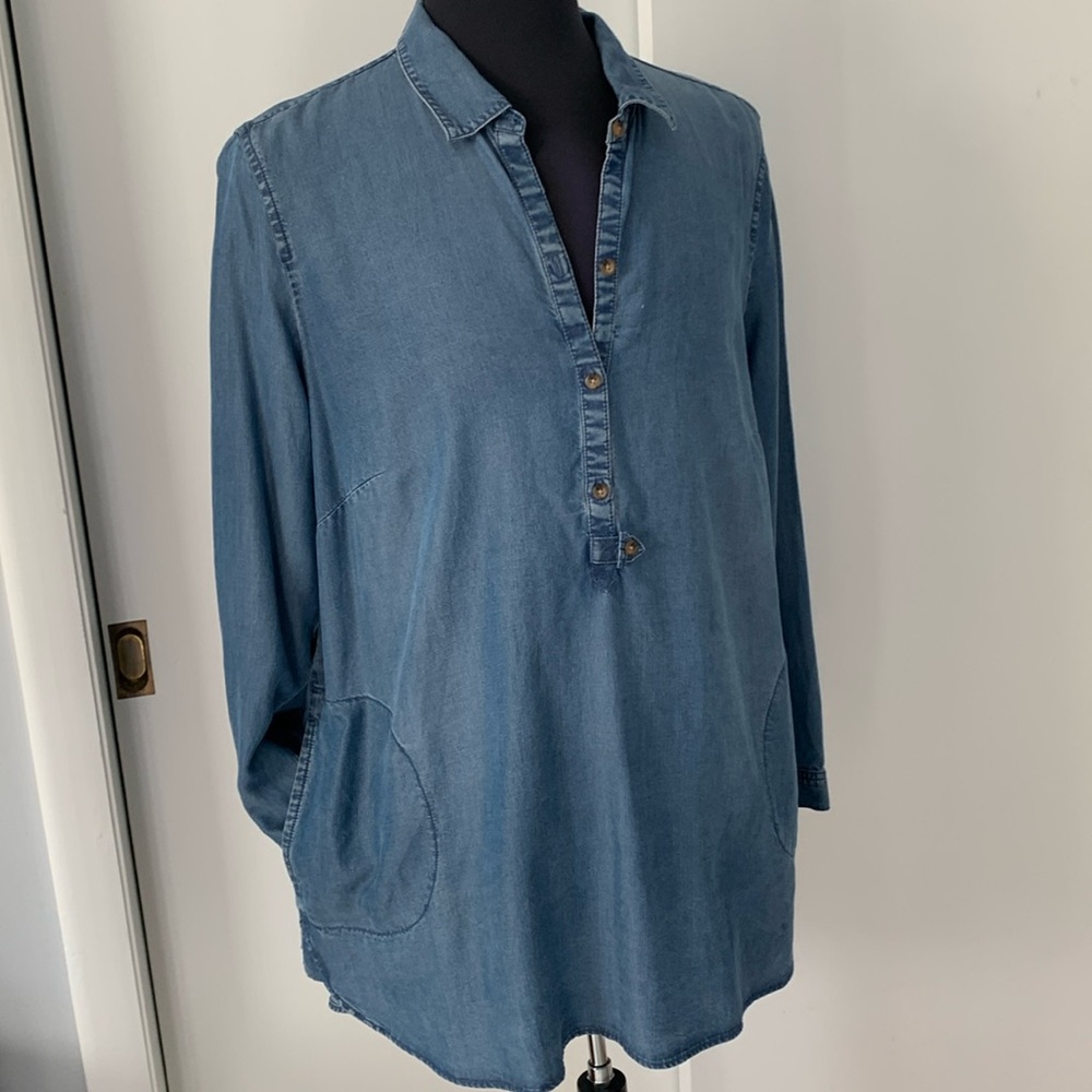 Jjill denim tunic